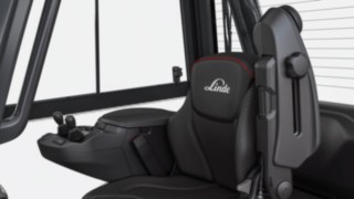 Ergonomické pracovisko s Linde Steer Control od Linde Material Handling.