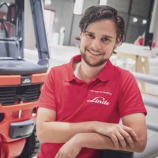 Fabian Zimmermann, produktový manažér pre bezpečnostné riešenia spoločnosti Linde Material Handling